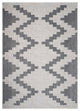 8" x 10" Gray Geometric Indoor Outdoor Area Rug