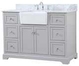 Home Living 22" Farmhouse Grey-Light Bathroom Vanity