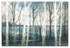 Tree Path Blue Landscape 24x16 Canvas Wall Art