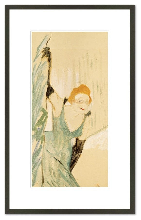 Yvette Guilbert (1867-1944) taking a Curtain Call, 1894