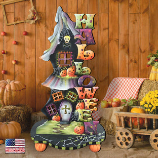 Halloween Candle Holder Free-Standing Garden Decor