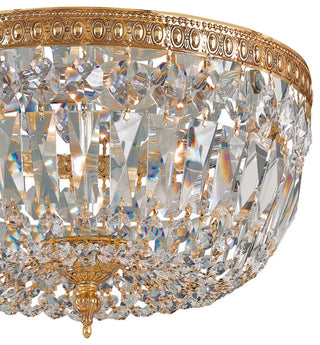 Crystorama Lighting Group 712-CL-MWP Ceiling Mount 3 Light 12"W - English