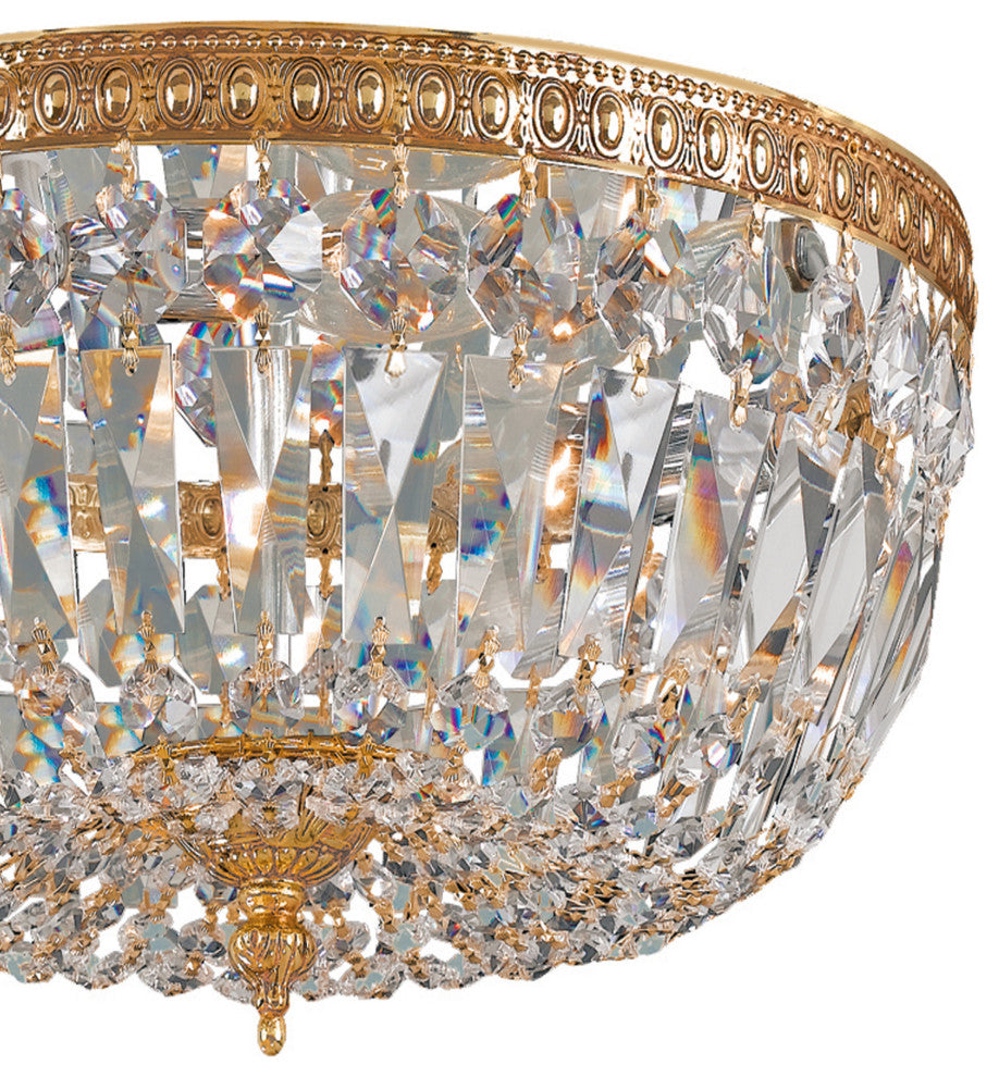 Crystorama Lighting Group 712-CL-MWP Ceiling Mount 3 Light 12"W - English