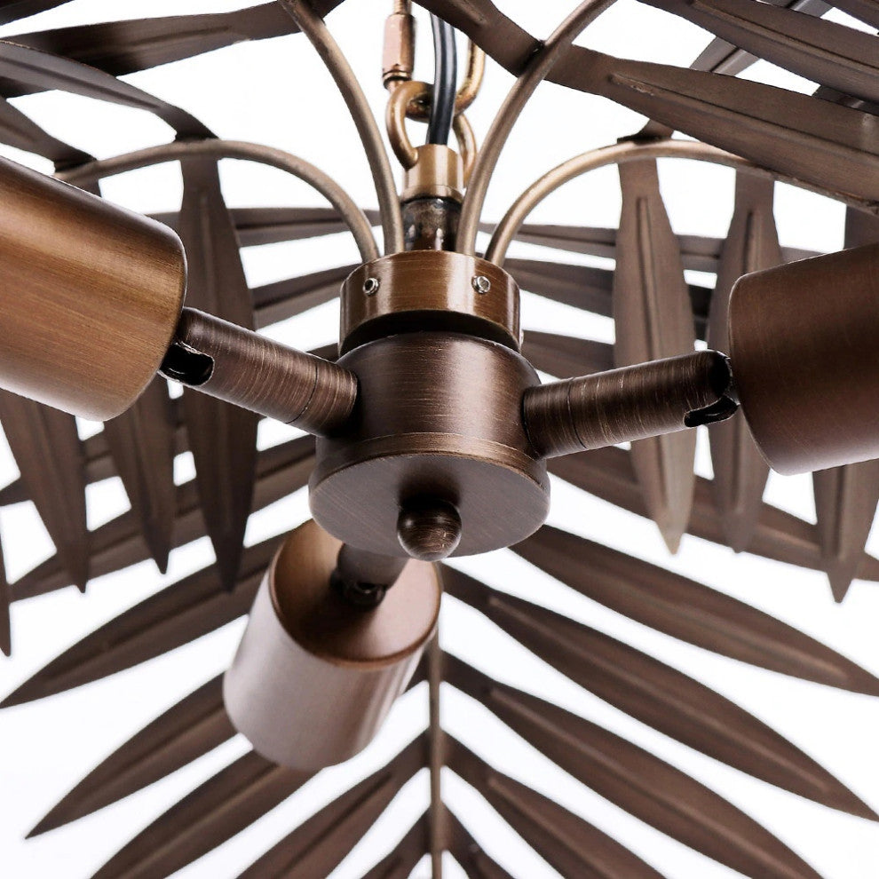 Deinze | Modern Loft Coconut Tree Chandelier for Restaurant, 1 Layer Pendant
