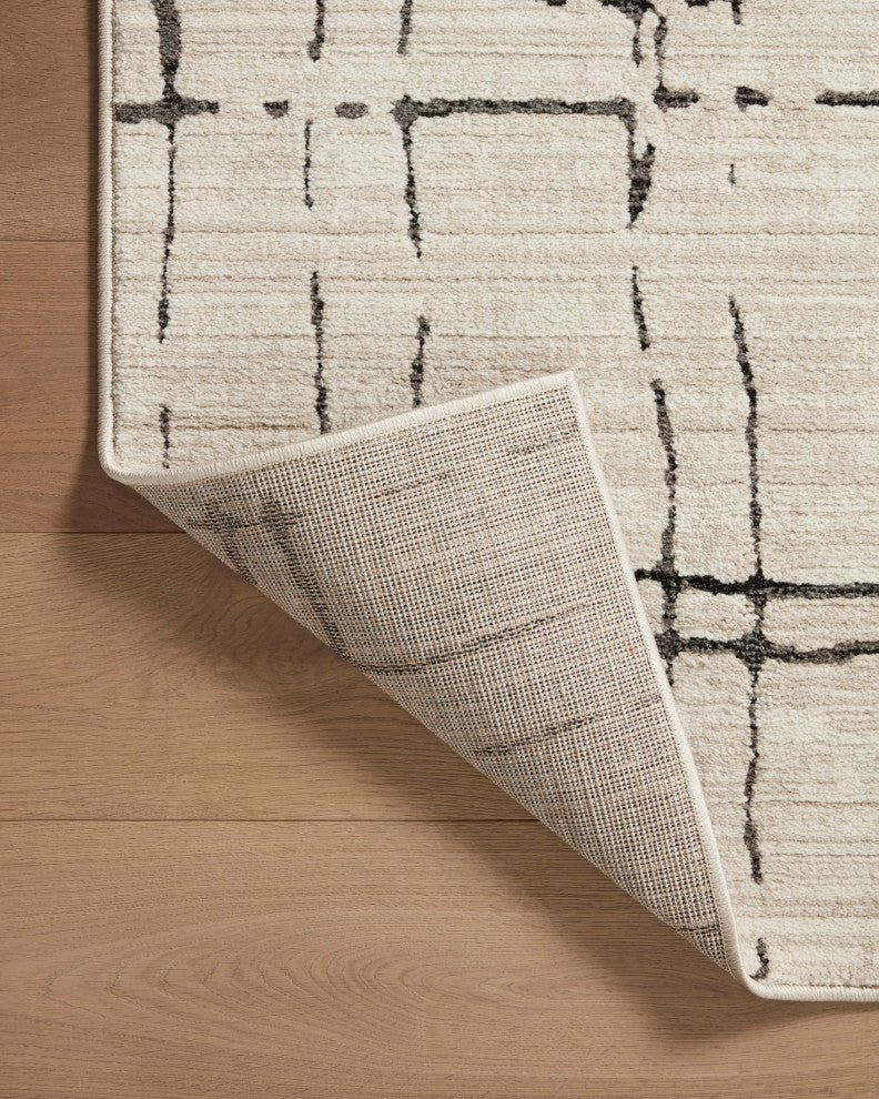 Loloi II Darby Sand / Dk. Grey 2'-7" x 10'-0" Runner Rug