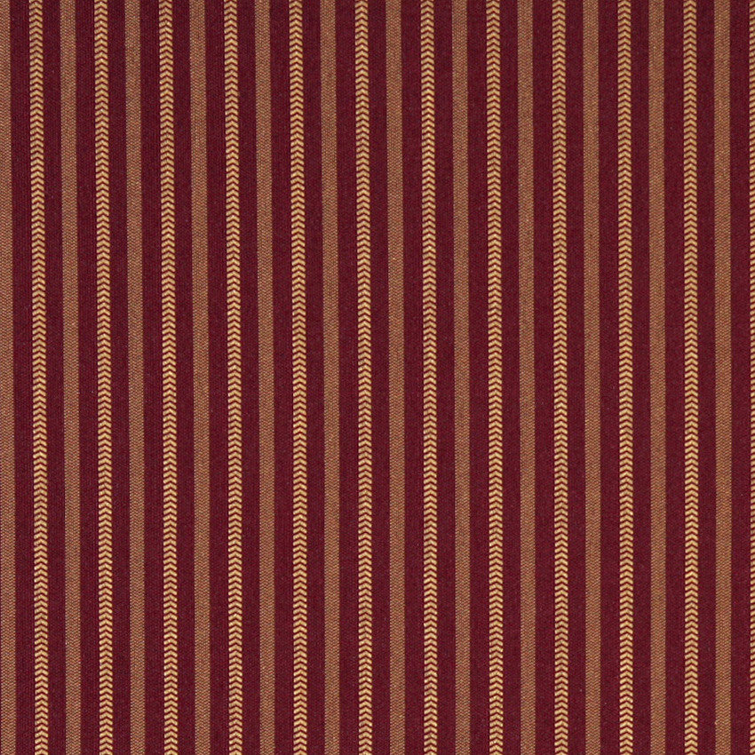 Burgundy Red Striped Heavy Duty Crypton Fabric By The Yard