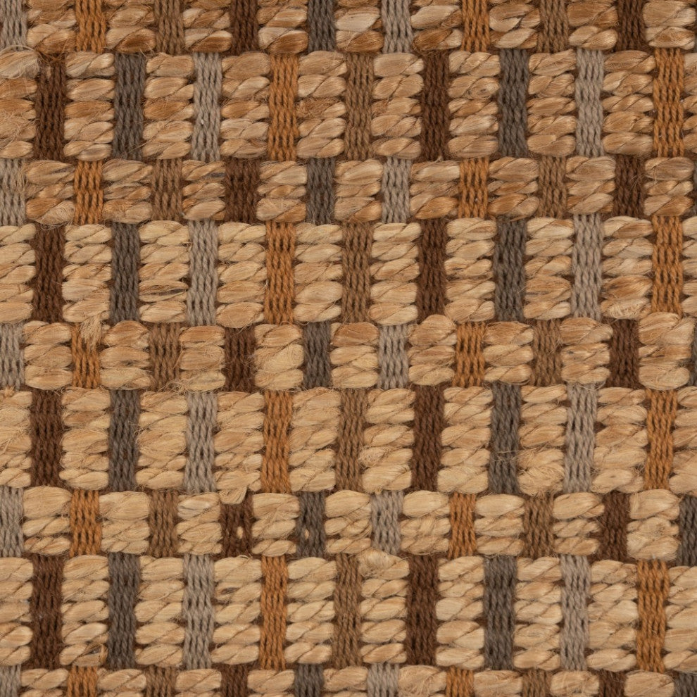 5" x 8" Tan Classic Interwoven Area Rug