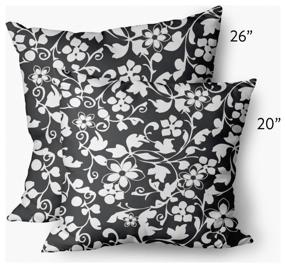 Evelyn Decorative Throw Pillow, Pepper, 26"x26"