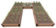 Classic Sienna Walk-In Jumbo U-Shape' 12'x12' 11" Raised Garden Bed, 2" Profile