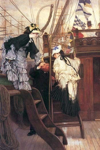 Entry to the Yacht - Fine Art Giclee Print 24" x 36"