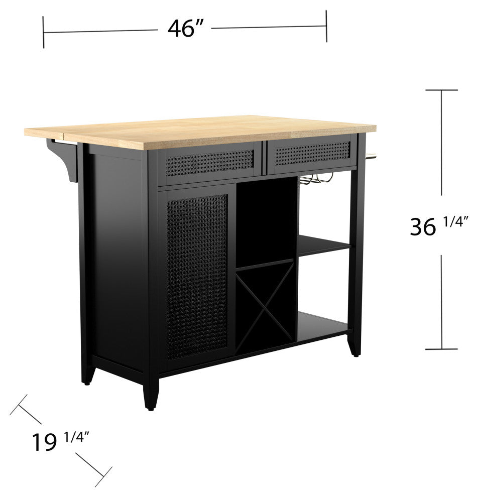 Shrewsbury Expandable Freestanding Kitchen Island