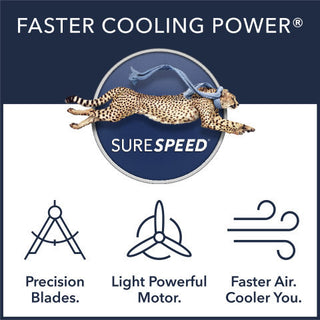 Hunter 54" Havoc Fresh White Ceiling Fan, LED Light Kit and Wall Control