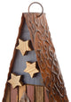 12.4" H USA Patriotic Theme Wooden Bluebird House Decorative Birdhouse