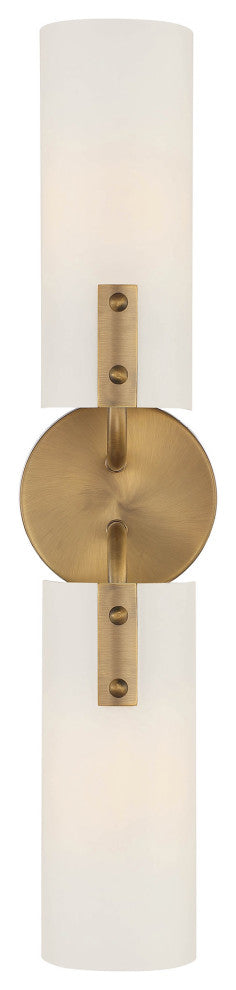 Designers Fountain D259M-2WS Manhasset 2 Light 24" Tall Wall - Old Satin Brass