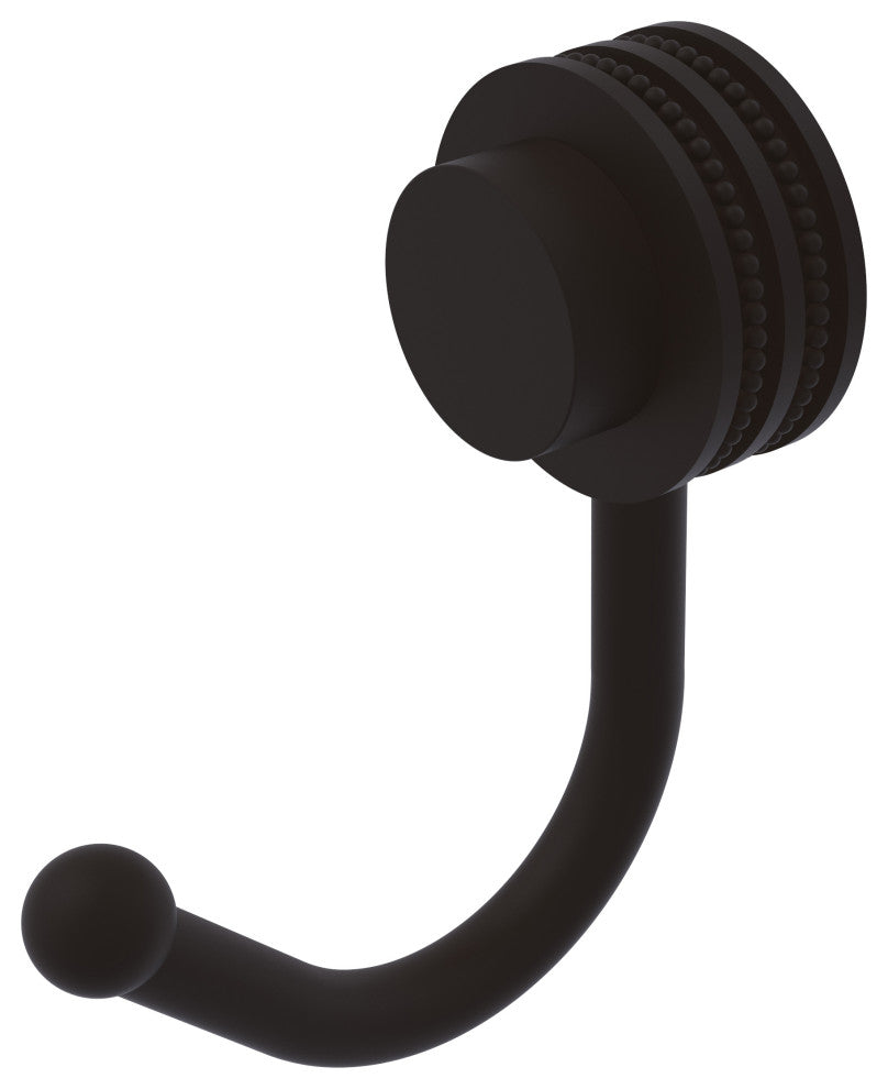 Venus Robe Hook With Dotted Accents, Oil Rubbed Bronze