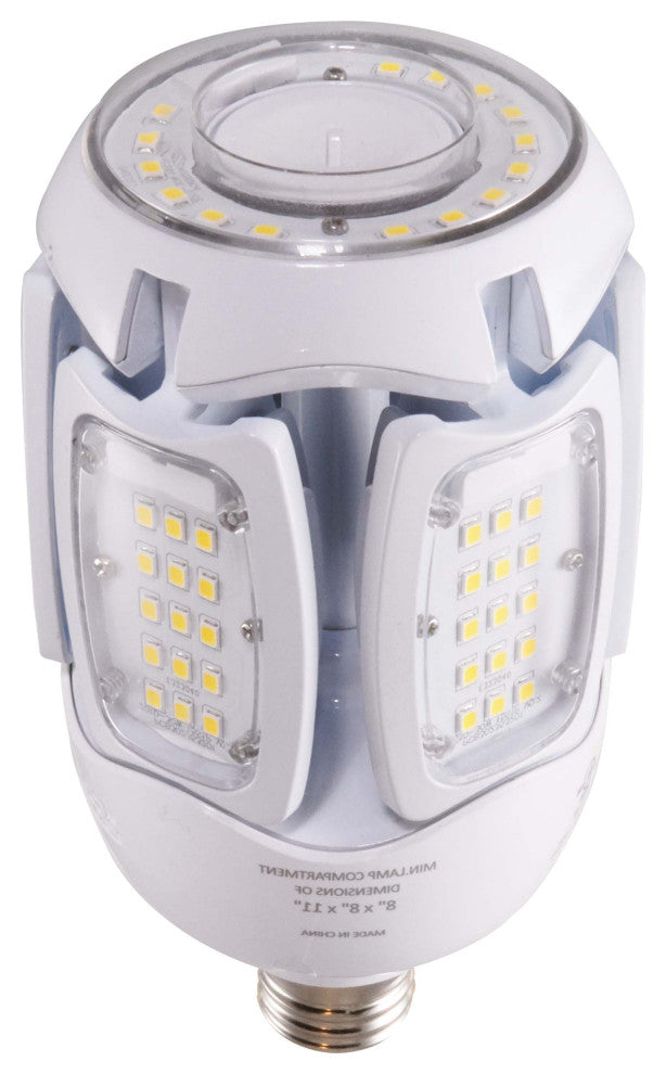 30W LED HID Replacement, 5000K, Medium Base, Adjustable Beam Angle, Type B B
