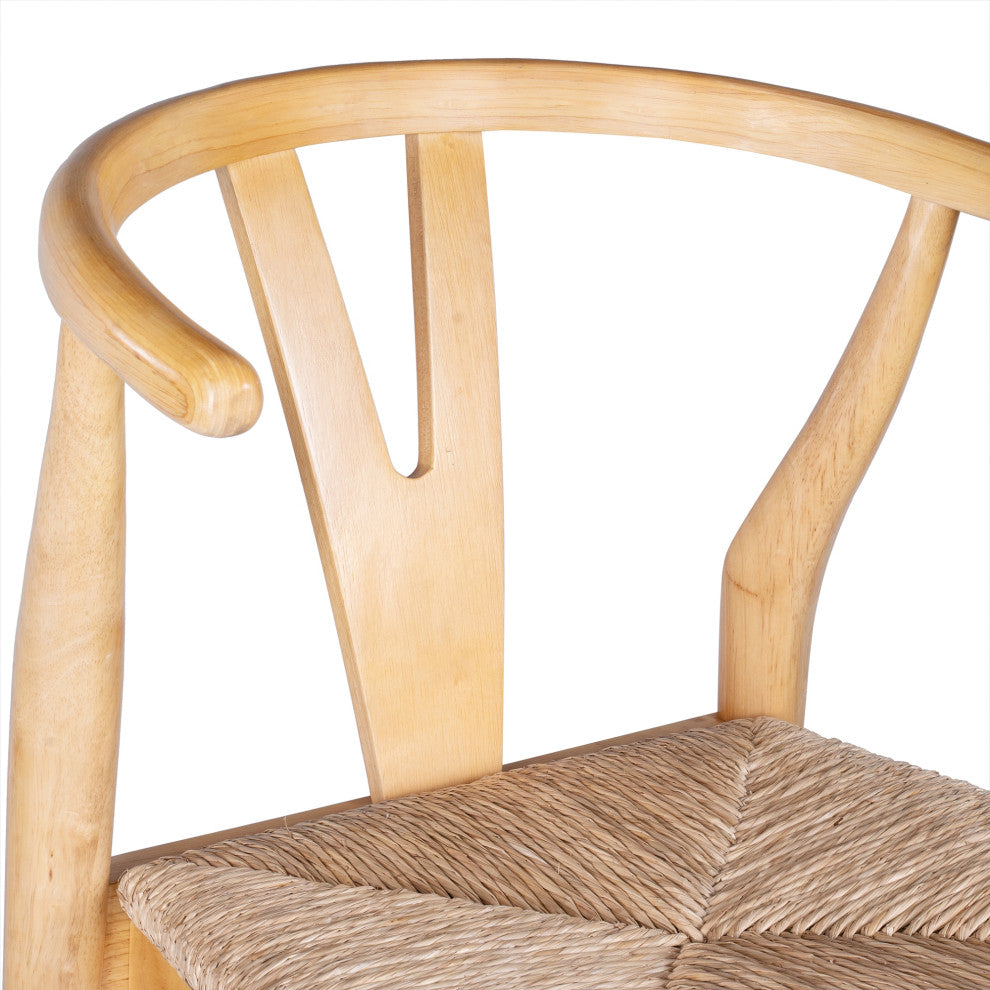 Wishbone Stool, Natural, Bar Height