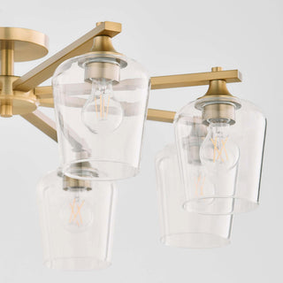 Quorum International 358-8 Veno 8 Light 32"W Semi-flush Ceiling - Matte Black