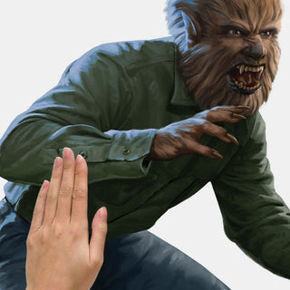 Classic Monsters The Wolf Man Giant Peel and Stick Wall Decals
