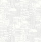 Illustrated Cityscape Wallpaper, White & Gray, Sample
