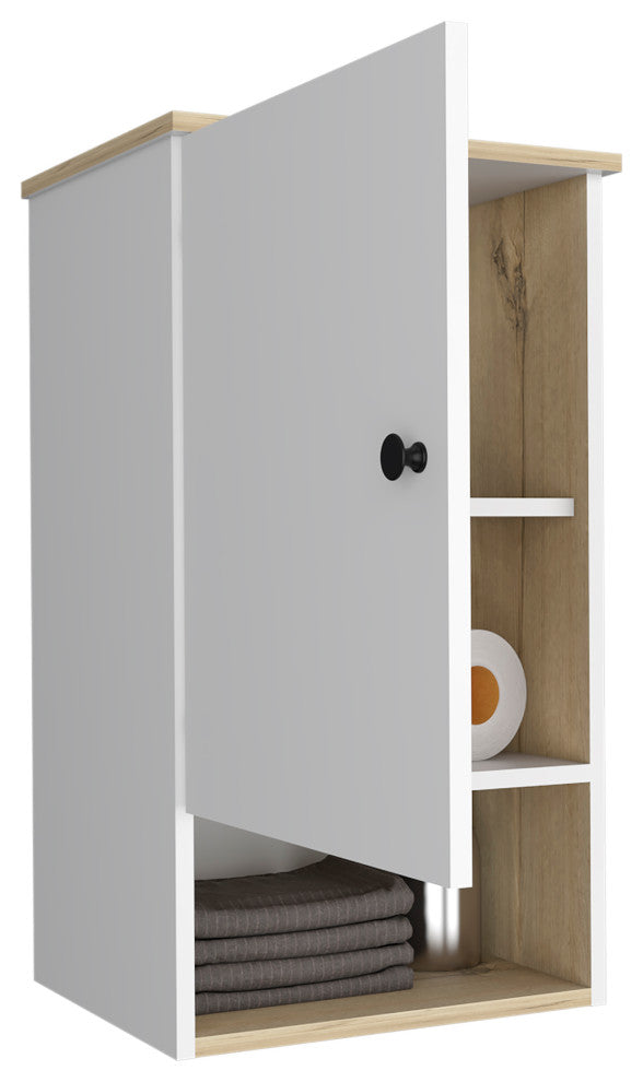 DEPOT E-SHOP Arya Medicine Cabinet, Light Oak