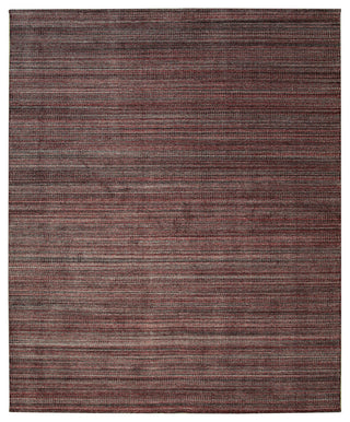 Handloom Wool Red Contemporary Super Grass Rug, 9'x12'