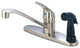 Elite Single Handle Kitchen Faucet, PVD Brushed Nickel