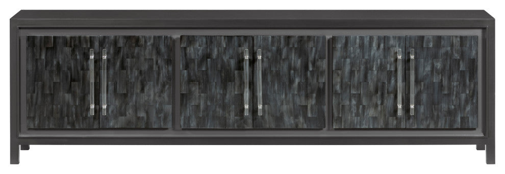 Elation Gray Long Media Console