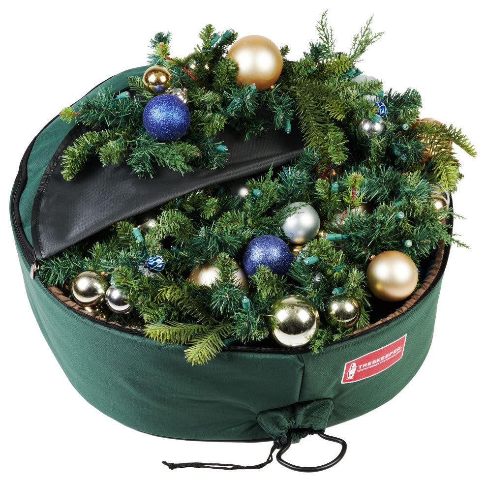 48" Padded Christmas Wreath Storage Container