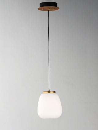 ET2 E25063-92 Soji 2 Light 7"W LED Mini Pendant - Black / Gold
