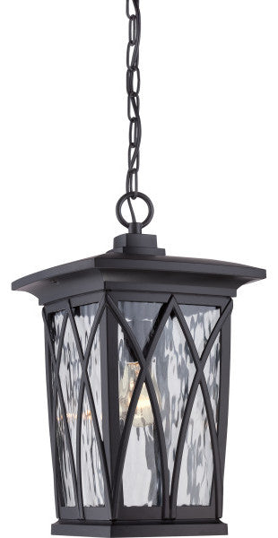 Grover 1-Light Outdoor Lantern, Mystic Black