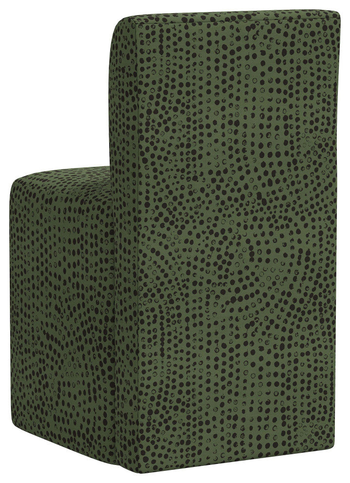 Dining Chair, Aussie Dot Sage Oga