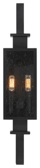 Ascott 2-Light Outdoor Wall Lantern, Matte Black