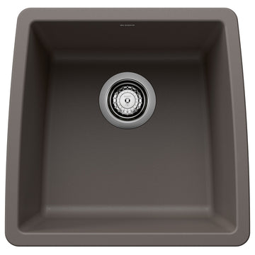 Blanco 440081 Performa 17-1/2" Undermount Single Basin SILGRANIT - Volcano Gray