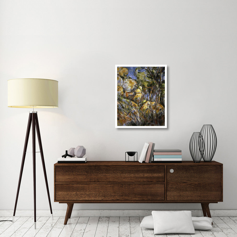 "Le Paysage des Dernieres Annes" Digital Paper Print by Paul Cezanne, 26"x32"
