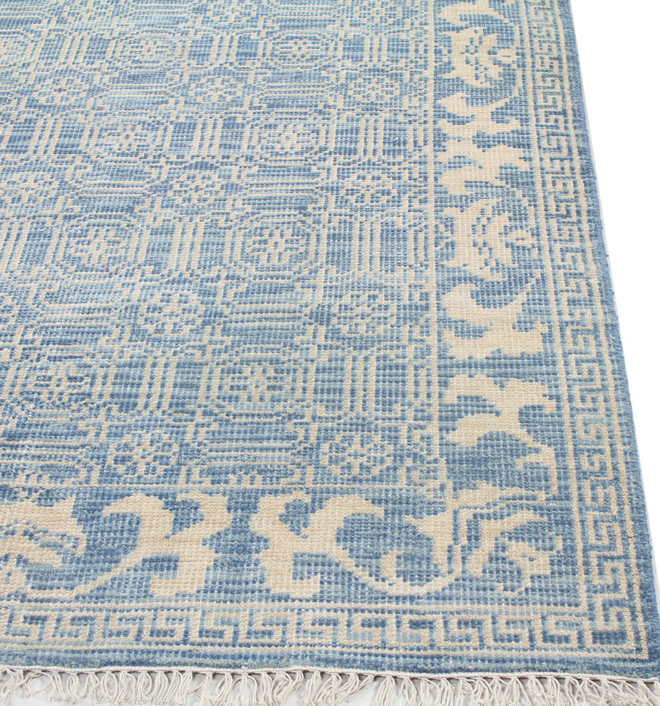 Bashian Delphi Area Rug, Denim, 3.6''x5.6''