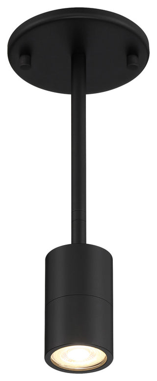 Cafe 1 Light LED Wall Or Ceiling Spotlight, Matte Black