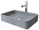 Tarragona 19"L x 14"W Concrete Vessel Sink and Ashford 11"H Faucet Set