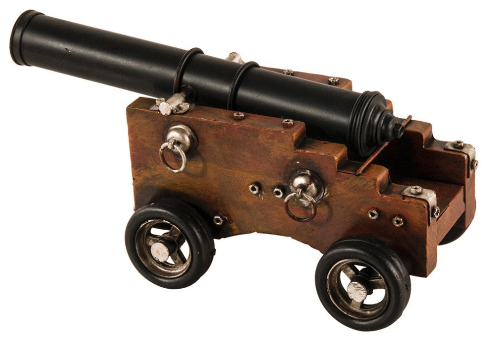 Warship Canon Sculpture