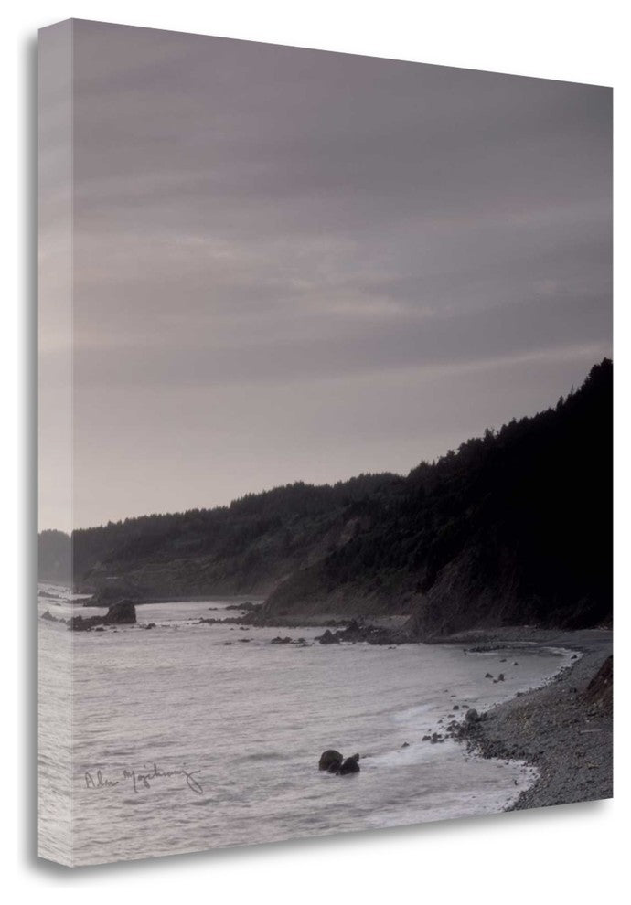 "Shoreline Triptych Right" By Alan Majchrowicz, Giclee on Gallery Wrap Canvas