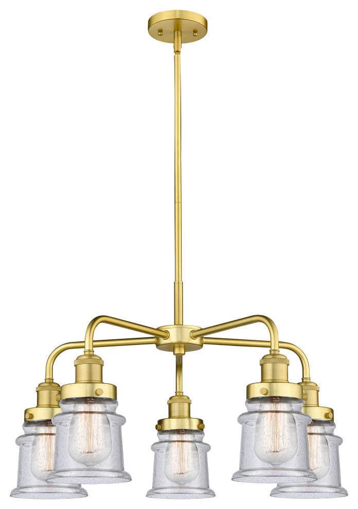 Innovations Canton 5 23.25" Chandelier Satin Gold