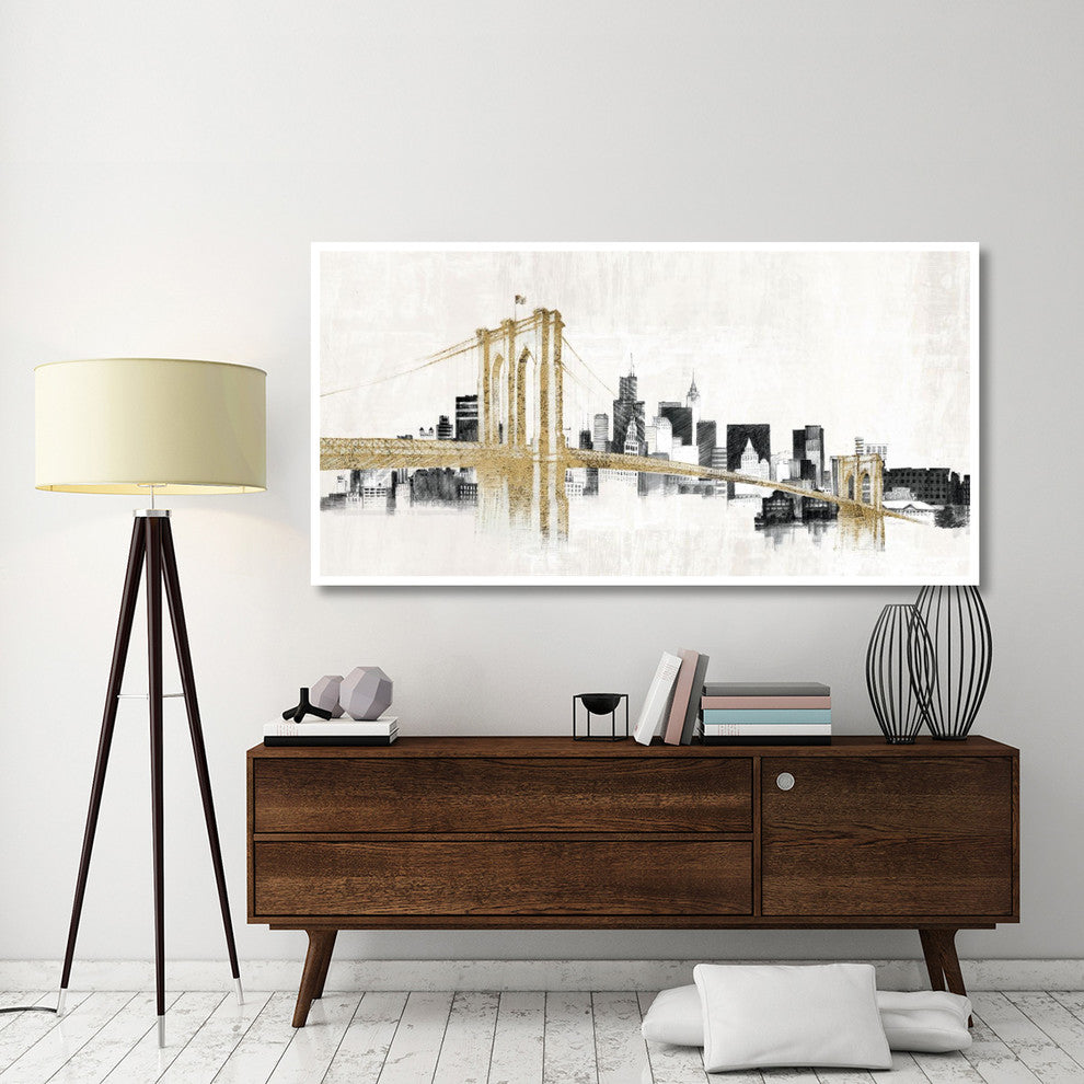 "Skyline Crossing" Digital Paper Print by Avery Tillmon, 74"x38"