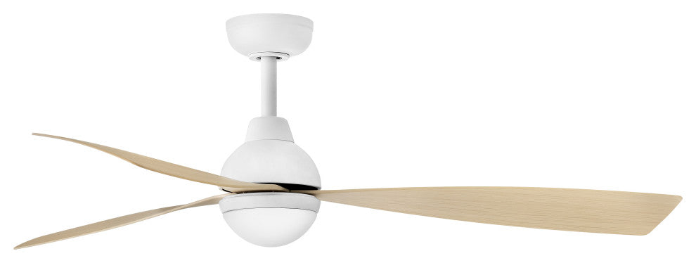 Hinkley Una LED Ceiling Fan, Matte White, 56"