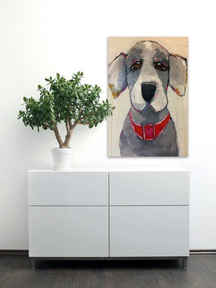 "Devoted Friend" Painting Print on Wrapped Canvas, 16"x24"
