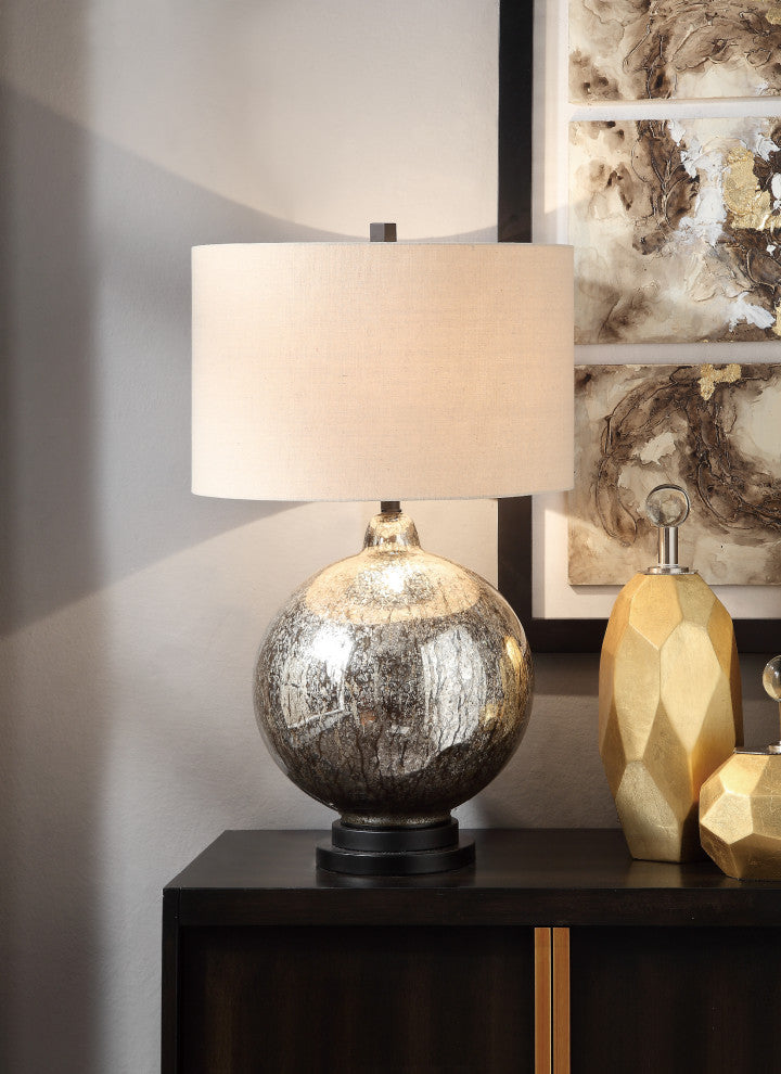 Dawkins Table Lamp, Metallic