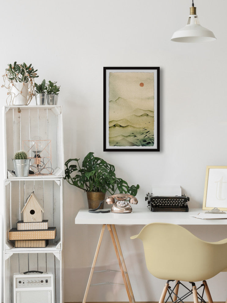 "Born to Explore" Framed Painting Print