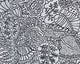 Blue Tropical Jungle Upholstery Fabric Reversible, Sample Cut- 6" X 4" Piece