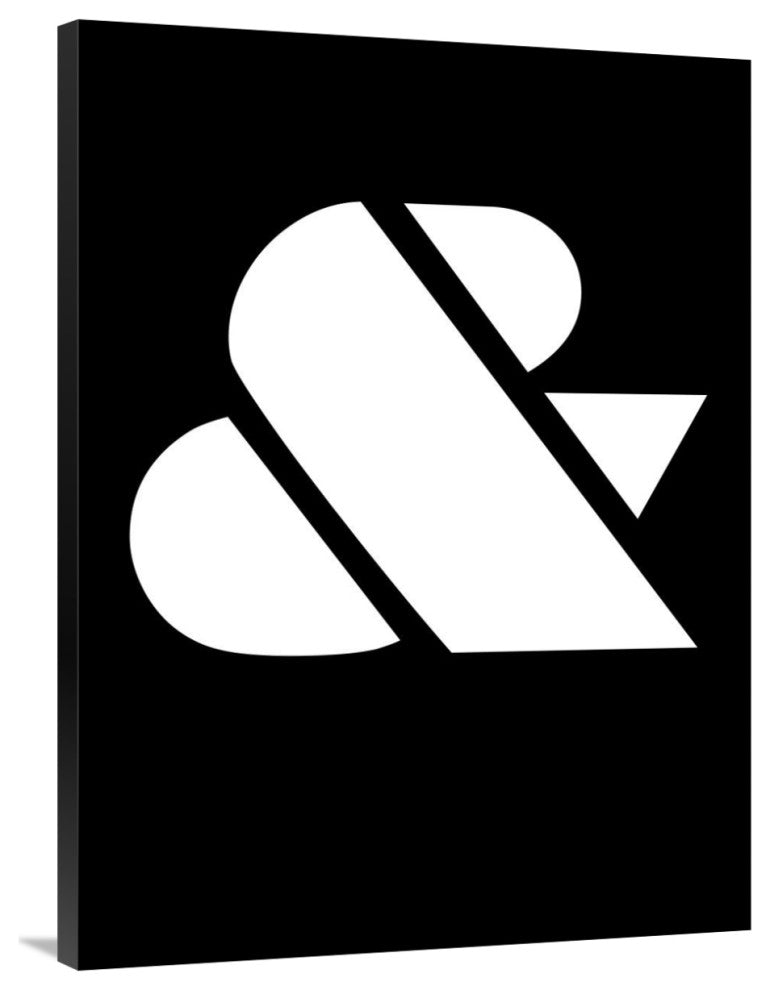 "Ampersand Black and White" Fine Art Print