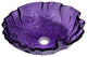 Eden Bath EB_GS20 Purple Free form Wave Glass Vessel Sink