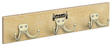 Jonti-Craft Wall Mount Coat Rail, 3 Hooks